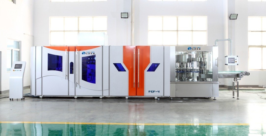 Faygo Union linear blowing filling capping combi block machine