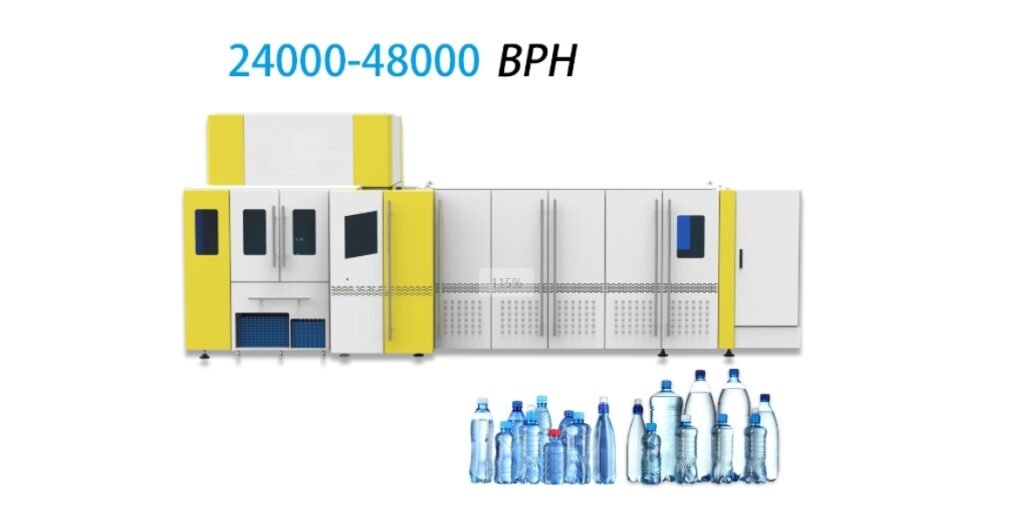 rotary blow-fill-cap-combi block